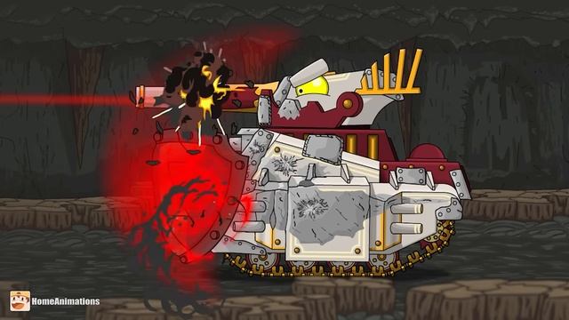 HomeAnimations - Мультики про танки  Новый Генерал - Гипнос приехал сразиться с Паразитом!