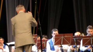 На Бородинском поле. Фрагмент марша. Муз. В. Волкова. Фестиваль "Фанфары в центре Азии" Кызыл - 201