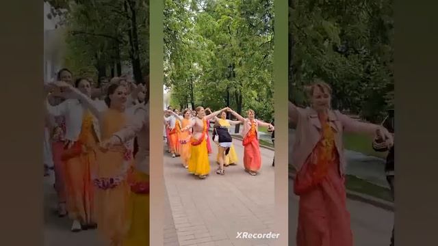 Харинама Юга Дхарма в Москве м. Чистые Пруды 21.05.2023 / Harinama Yuga Dharma in Moscow 05/21/2023