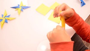 Origami Mega Throwing Star with Darts