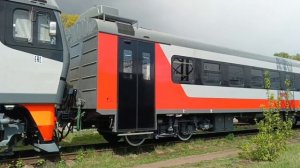 Новейший дизель-поезд ДП2Д-0001 (ТЭП70БС-371).