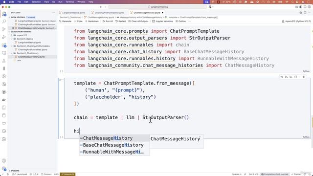 2 -Creating Chat Message History in LangChain смотреть онлайн