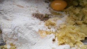 Ньокки с петрушкой