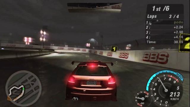 NFS Underground 2 U R L  Race Audi A3 3 2 quattro #1 смотреть онлайн
