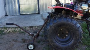 Подкактной домкрат для мотоблока