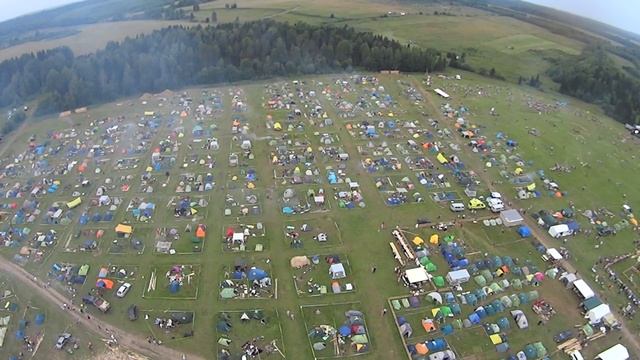 Полеты над "Зовом Пармы 2014" смотреть онлайн