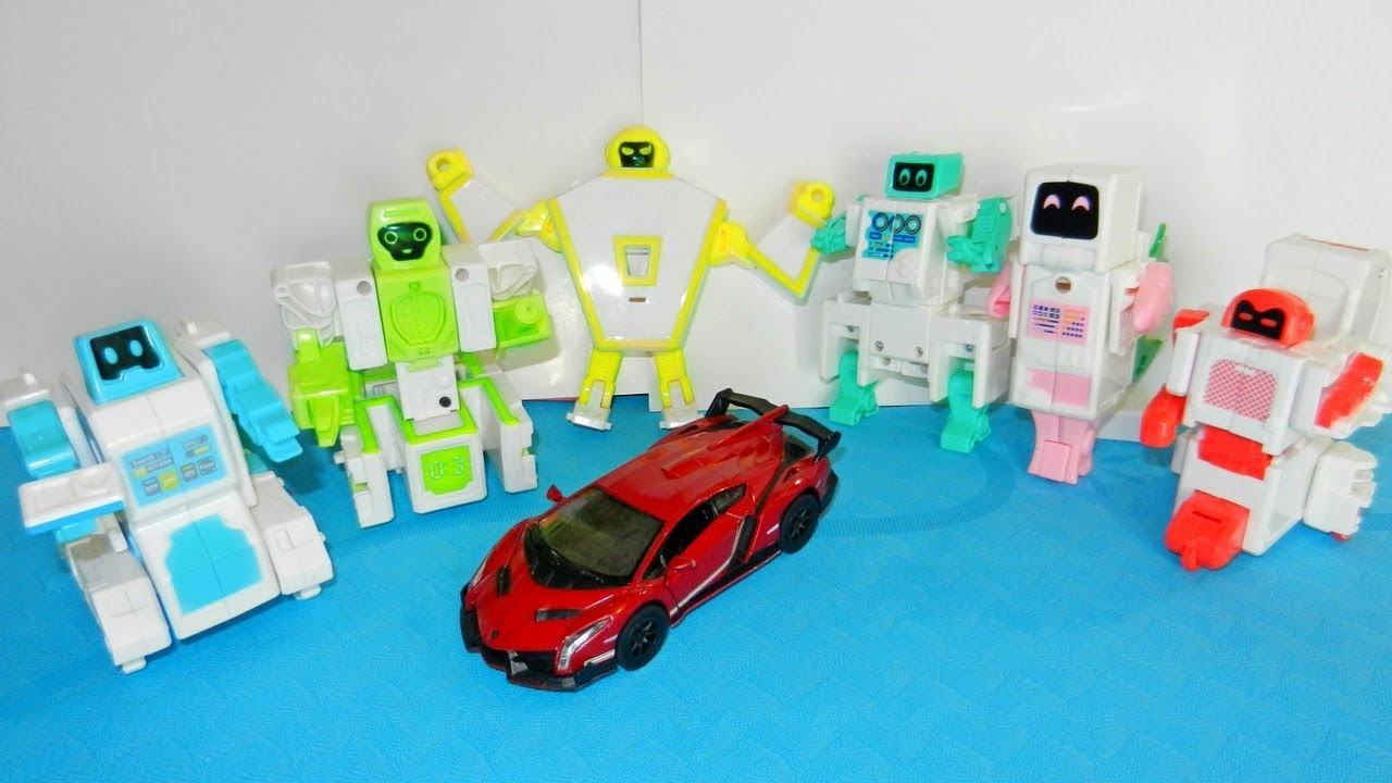 Игрушечные машинки и роботы трансформеры Игрушки для мальчиков смотреть онлайн