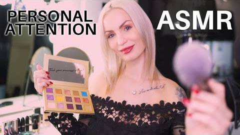 Amy ASMR Персональный подход - я нанесу макияж, чтобы помочь тебе уснуть😜😴 Нежные покалывания 💆