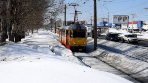 Трамвай Tatra T3SU КВР Барнаул-3277