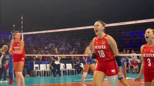 zehra gunes & melissa vargas champions | eurovolley 2023 | finals | Turky vs. Serbia смотреть онлайн