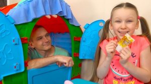 Лиза и папа шутят и играют - смешные истории для детей