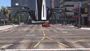 Epic Escape From The Spider Playstation 5/PS5 | Lightning McQueen vs Spider Playstation 5 | GTA 5