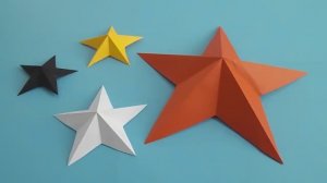 ЗВЕЗДА из бумаги! Поделки к 9 МАЯ! День Победы! Оригами своими руками!