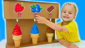 Влад и Ники. Крис и мама - Детская история про аппарат со сладостями и другие полезные видео!