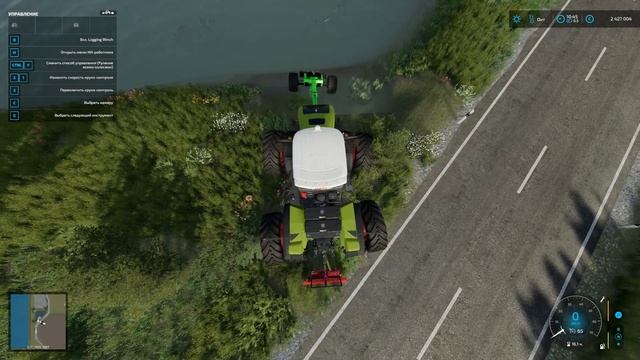 Ох нелегкая это работа  Из болота тащить бегемота! FarmingSimulator22 NFMarsch