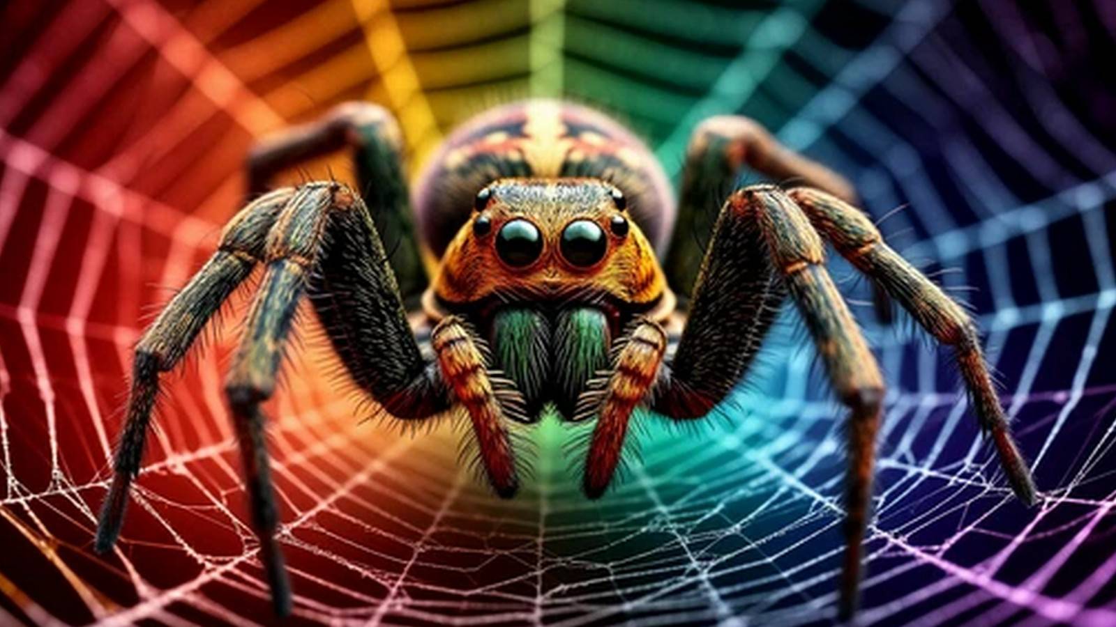 Паучиха спасает паука. Webbed #2