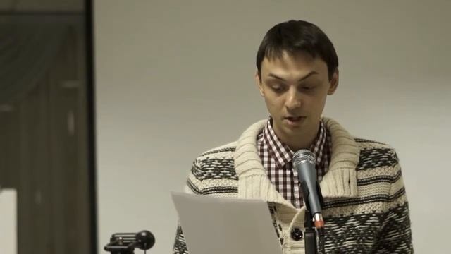 Галерея уральской литературы - свои стихи читает Артем Носков смотреть онлайн