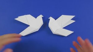 Как сделать оригами ГОЛУБЯ из бумаги! Поделки своими руками!