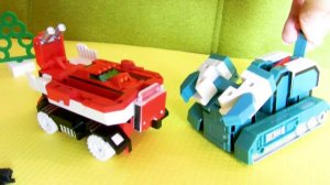 Игрушечные машины и роботов. Большой сборник видео с игрушками