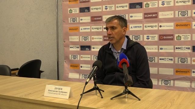 Послематчевая пресс-конференция в Калуге