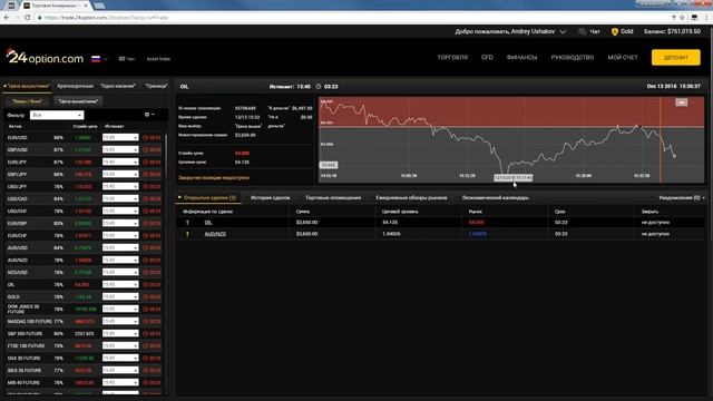 24 Option Интерактивная Торговля VIP по вебинару 13.12.2016 смотреть онлайн