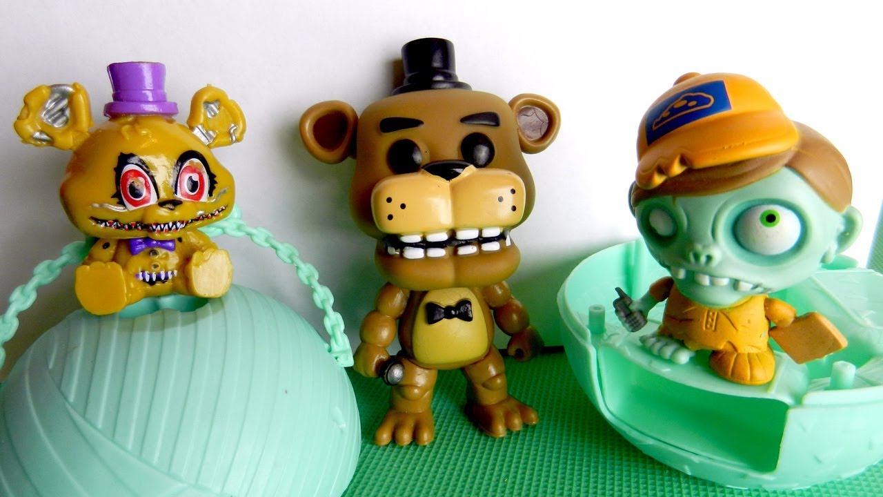 Фредди, его младший брат и Зомби. Игрушки Фредди. Видео с игрушками из игры 5 ночей с Фредди смотреть онлайн