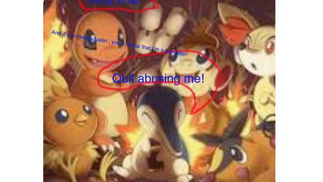 Six Fire-Types in a Trench Coat, Roasting Marshmallows.