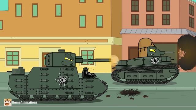 HomeAnimations - Мультики про танки  Оккупация США - Мультики про танки