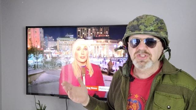 Конвой свободы в Канаде. Нападение на журналистов и разгон демократии. Организаторы арестованы. смотреть онлайн