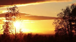 ВЕЧЕРНИЙ ЗАКАТ СОЛНЦЕ