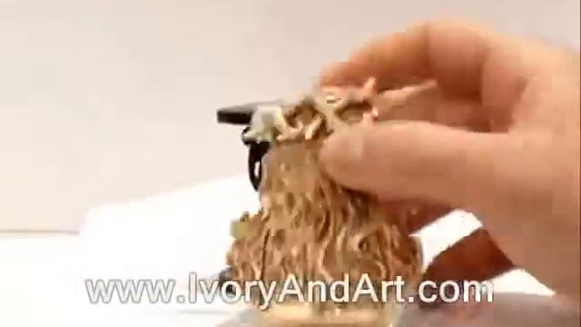 Carved Ivory Jesus Head crowned with thorns смотреть онлайн