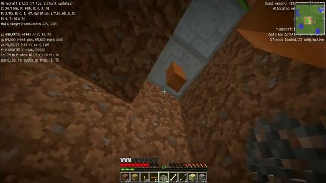 [Солнечная панель&Энергохранитель]#3 Minecraft:Выживание с индустриальными модами основы выживания.