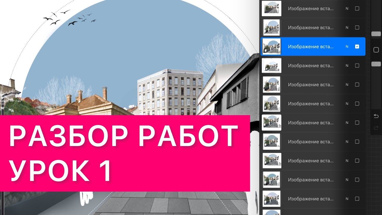 Практикум по procreate «Венгерское наследие». Разбор работ по уроку 1