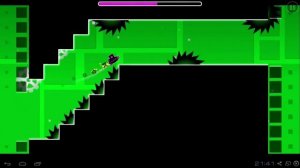 Прохождение Geometry Dash "Clutterfunk"