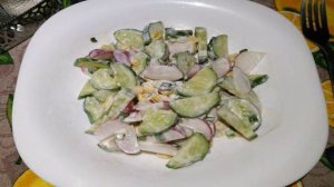 Овощной салат с кукурузой