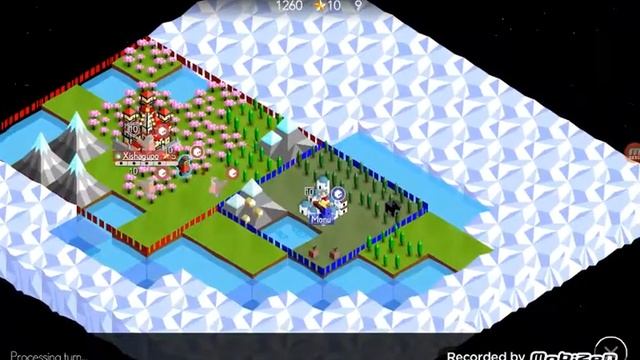 Прохождение игры Polytopia(быстрое прохождение) японцы против империи. ПОБЕДА смотреть онлайн