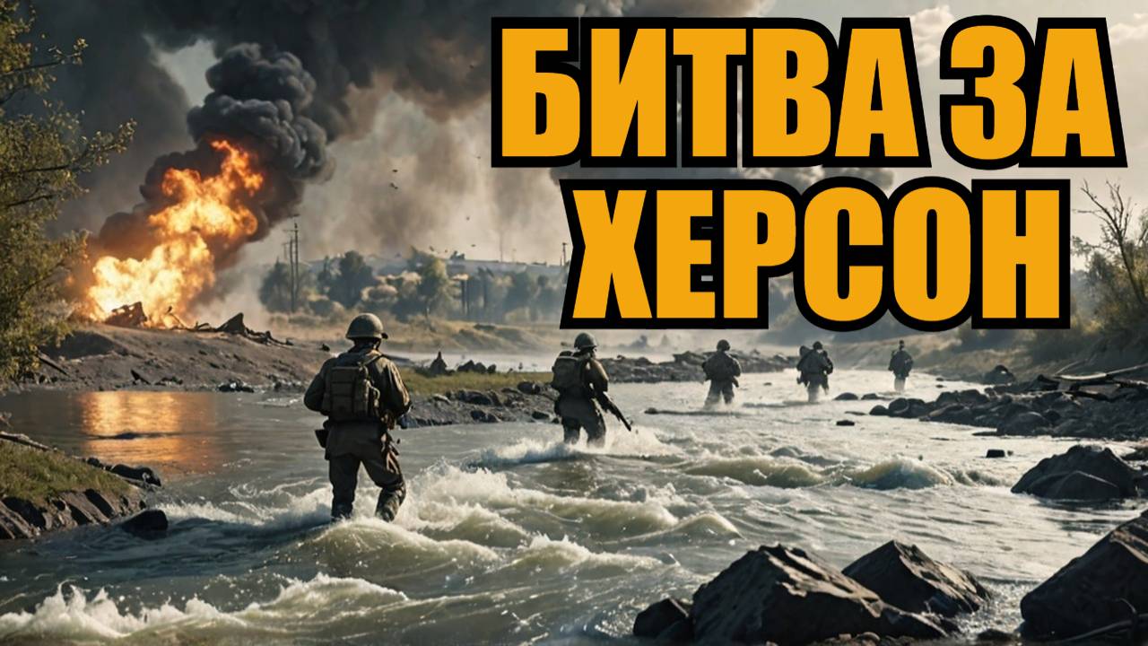 РУССКИЕ ФОРСИРУЮТ ДНЕПР! Начало кампании за Херсон