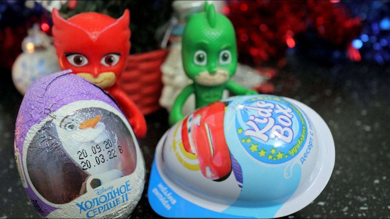 Мультики с игрушками из мультфильмов. Сюрпризы от снеговика смотреть онлайн