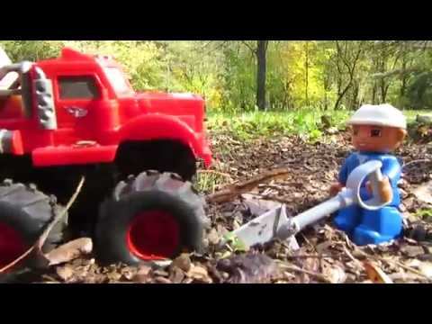 Видео с игрушками. Пожар в лесу. Монстр трак. Игрушечные машинки смотреть онлайн