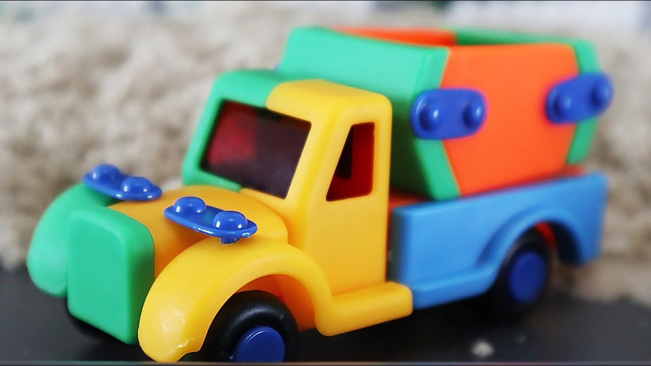 Мультик про машинки. Машины и трактора для детей. Собираем грузовики смотреть онлайн