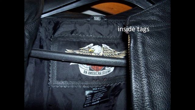 Harley Davidson Leather Jacket on Ebay