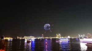 шоу дронов в Дубаи 2024.