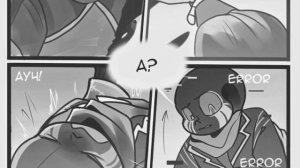 Comic // Little Error // Part 4 // Комикс// Маленький Эррор// 4 часть// Неприятная встреча.