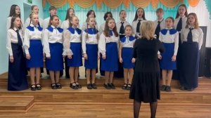 Русская народная песня, обработка И. Пономарькова  "Во поле рябинушка стояла".
