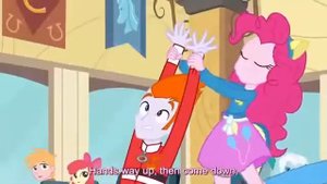 MLP: Девушки эквестрии : "Песня в столовой на русском".