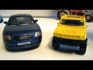 Мультик про игрушечные машины. Ауди, Джип и Гоночная машина