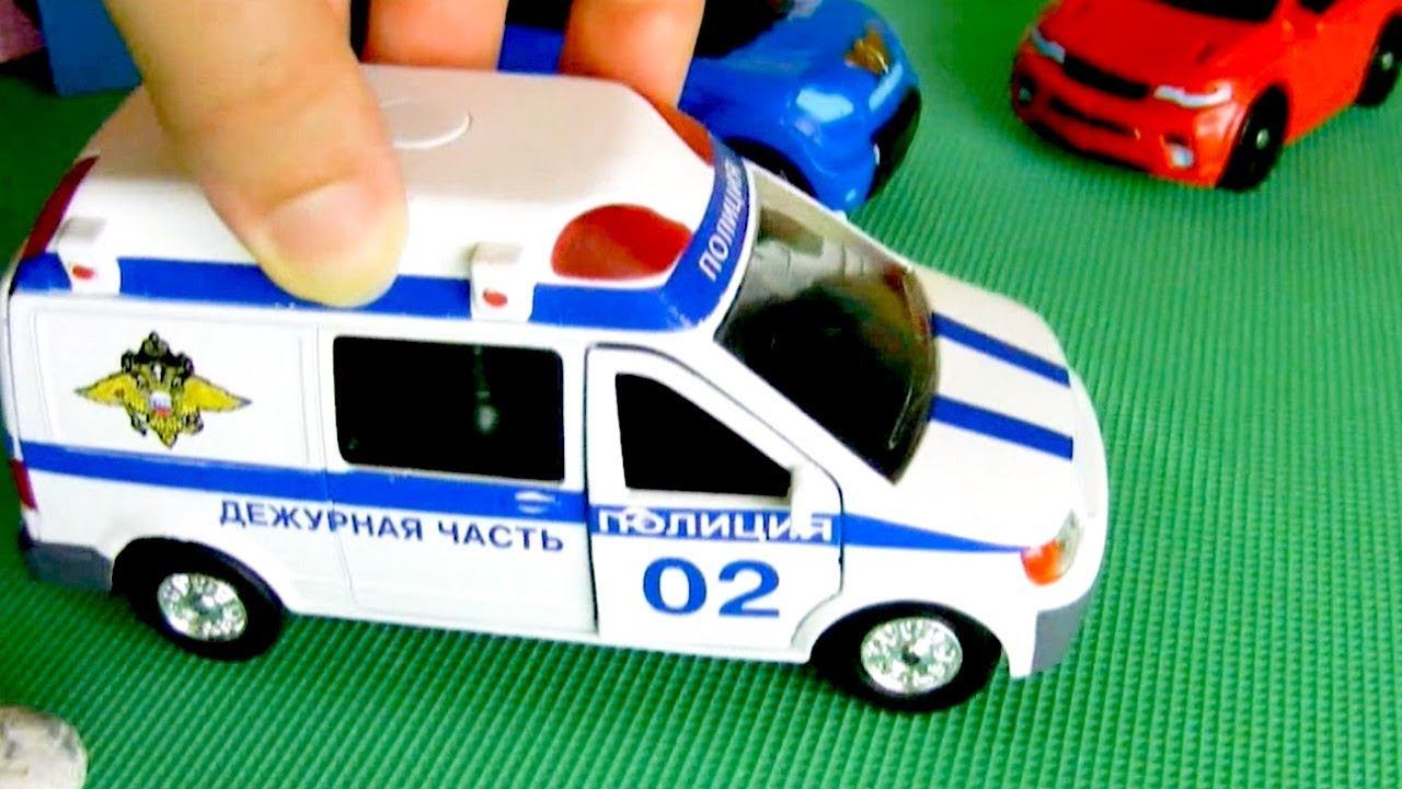 Тобот - Тритан, полицейская и скорая машины. Падение метеорита. Игрушечные машины смотреть онлайн