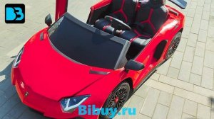 Большая, двухместная детская машина Lamborghini Aventador SV (M777MM)