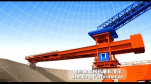 Принцип работы кругового стакер-реклаймера SDA