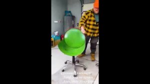 Лайфхак. Офисный стул из бочки